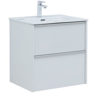 Изображение товара Тумба под раковину Aquanet Вита 330473, 60 см, подвесная, цвет белый матовый