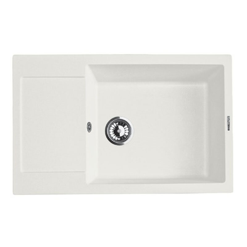 Изображение товара Кухонная мойка Lava L8.LAT 78 см искусственный камень белая