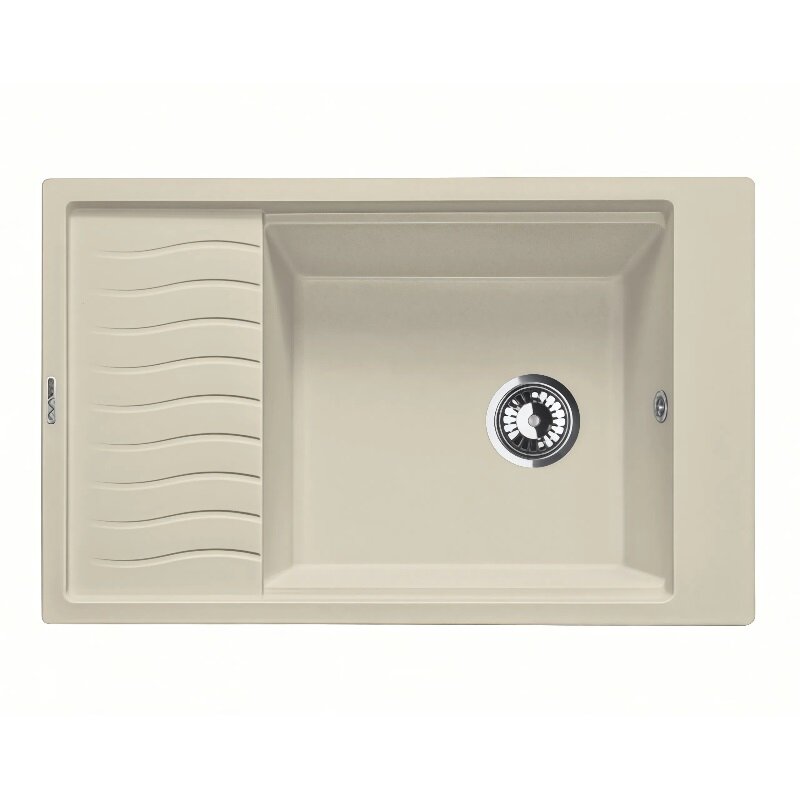 Изображение товара Кухонная мойка Lava L9.CRE, 78 см, материал искусственный камень, цвет CREMA кремовый