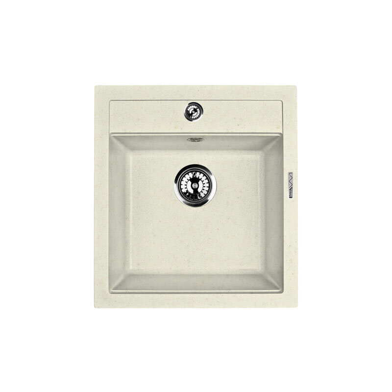 Изображение товара Кухонная мойка Lava Q1.VNL из искусственного камня 46.5 см ваниль