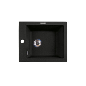 Изображение товара Кухонная мойка Lava Q3.BAS 42.5 см искусственный камень черный