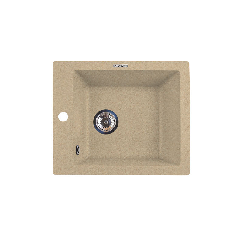 Изображение товара Кухонная мойка Lava Q3.DUN из искусственного камня 42.5 см светлый беж