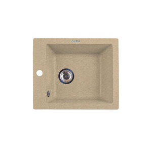 Изображение товара Кухонная мойка Lava Q3.DUN из искусственного камня 42.5 см светлый беж