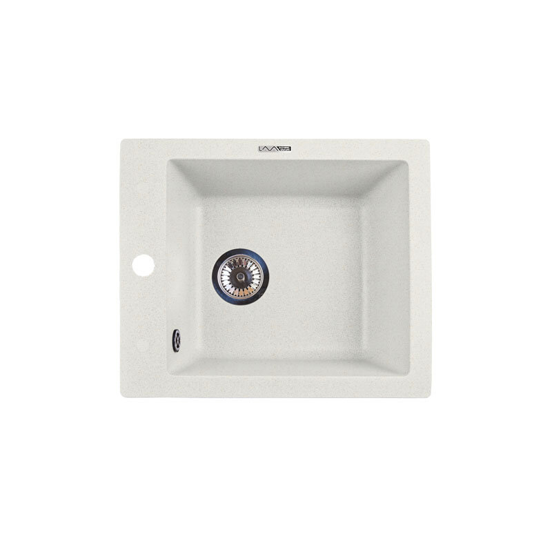 Изображение товара Кухонная мойка Lava Q3.LAT 42.5 см искусственный камень белый LATTE
