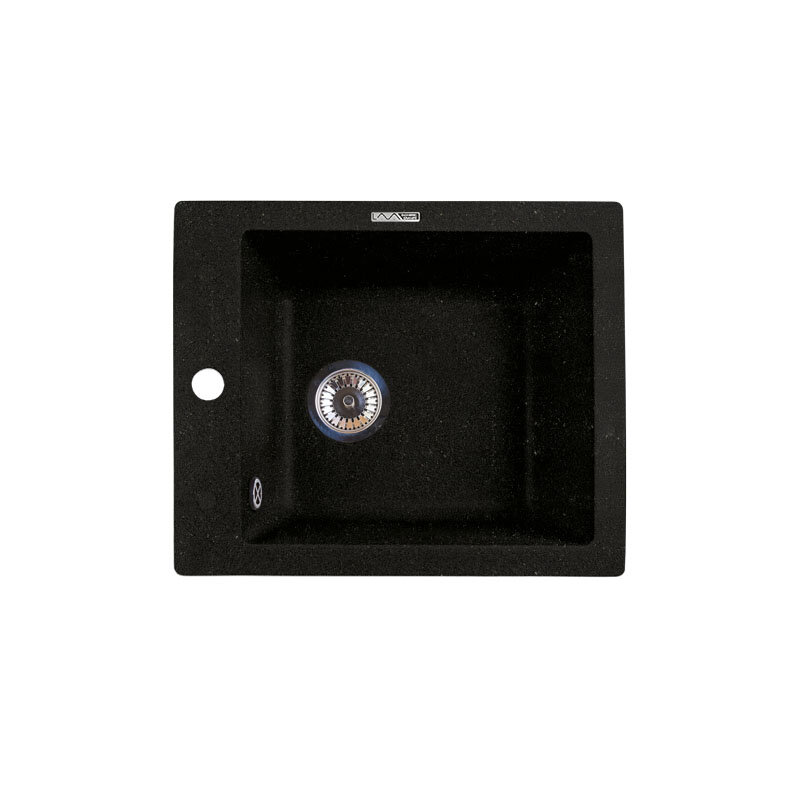 Изображение товара Кухонная мойка Lava Q3.LAV, 42.5 см, черный металлик