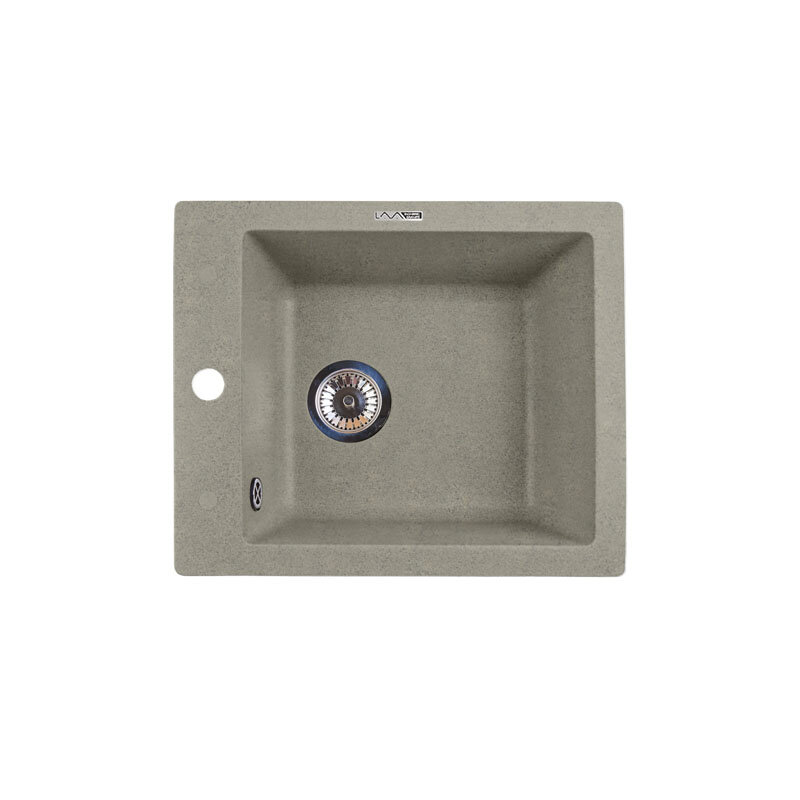 Изображение товара Кухонная мойка Lava Q3.SCA 42.5 см из искусственного камня серый
