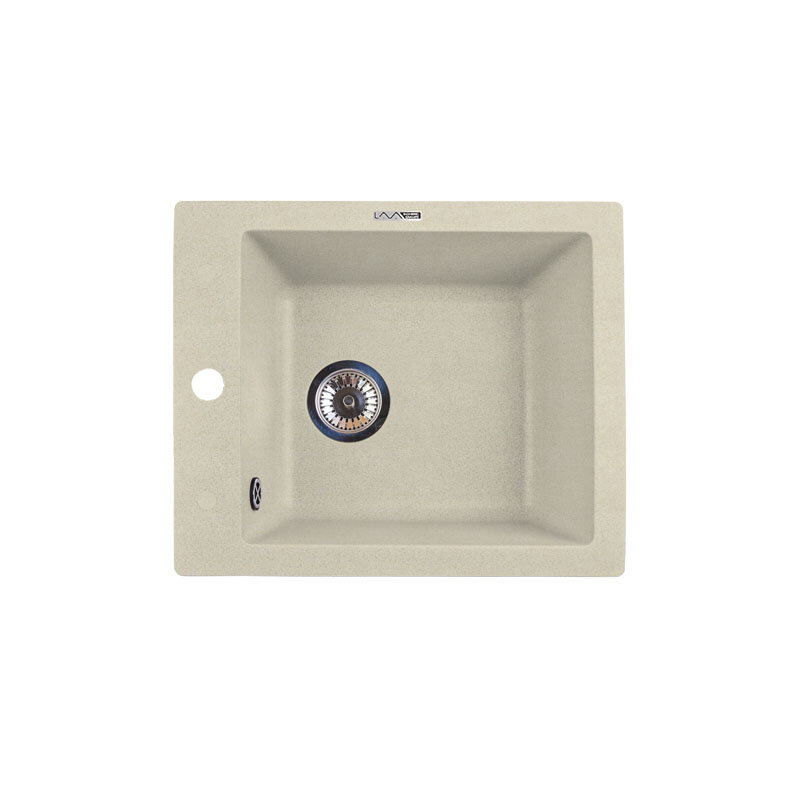 Изображение товара Кухонная мойка Lava Q3.CRE 42.5 см из искусственного камня CREMA