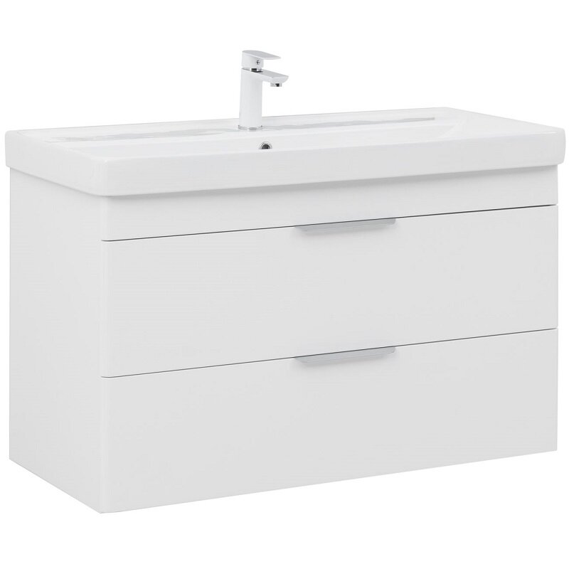 Изображение товара Тумба под раковину Aquanet Ирис New 339280 100 см белая