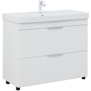 Изображение товара Тумба под раковину Aquanet Ирис New 339257, 100 см, белая