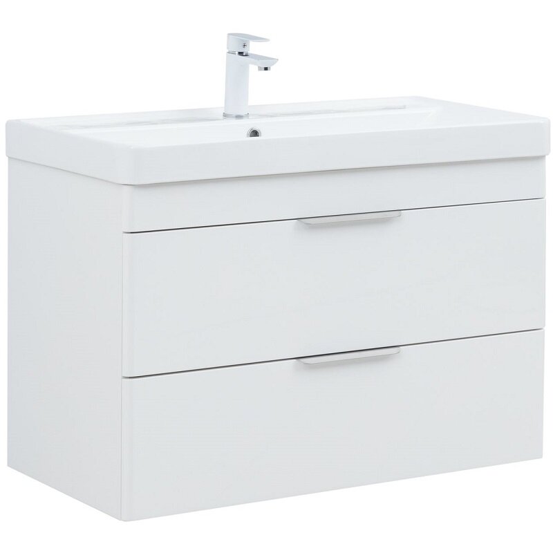 Изображение товара Подвесная тумба под раковину Aquanet Ирис New 336311, белая, 90 см