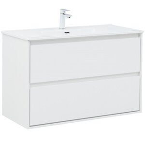 Изображение товара Тумба под раковину Aquanet Милан 336370, 100 см, цвет белый