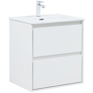 Изображение товара Тумба под раковину Aquanet Милан 336367, 60 см, цвет белый