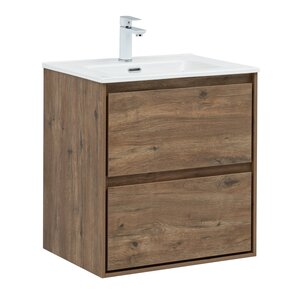 Изображение товара Тумба под раковину Aquanet Милан 336377, 60 см, цвет дуб рустикальный