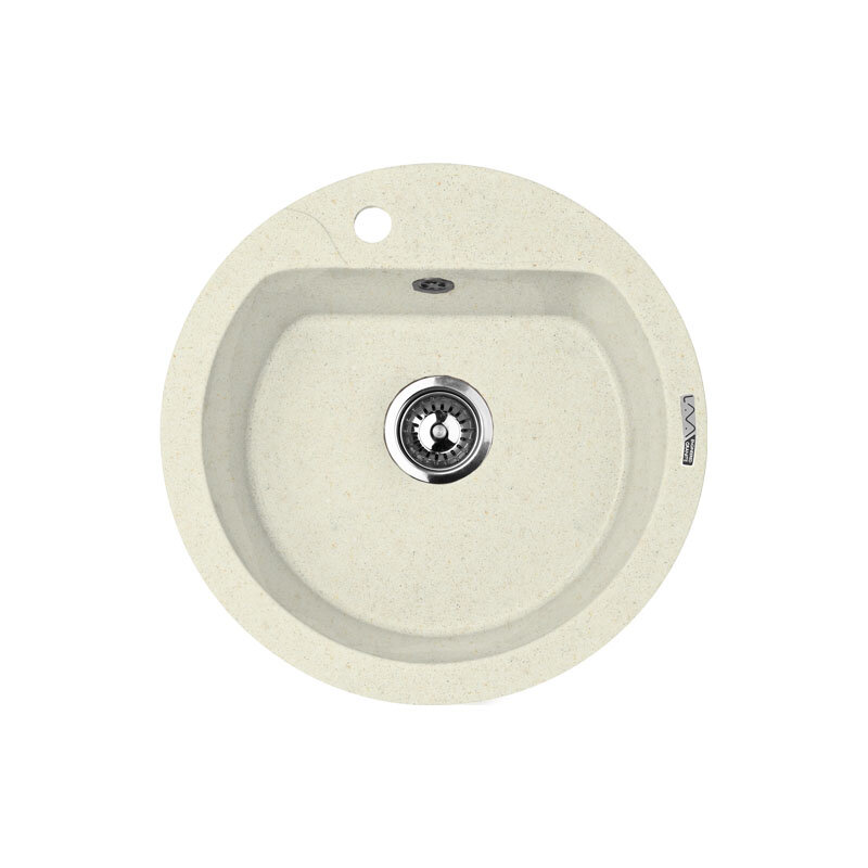 Изображение товара Кухонная мойка Lava R3.VNL ваниль гранит 50.5 см с двумя отверстиями