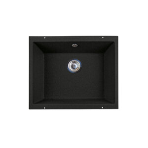 Изображение товара Кухонная мойка Lava U1.BAS, черный искусственный камень 53.4 см