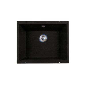 Изображение товара Кухонная мойка Lava U1.LAV 53.4 см искусственный камень черный металлик