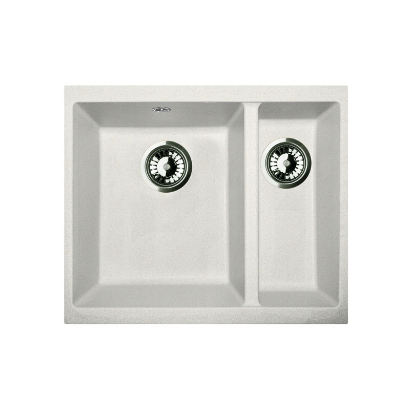 Изображение товара Кухонная мойка Lava U2.LAT, искусственный камень, 53.4 см, белая гладкая