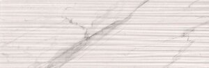 Изображение товара Декор Supergres Purity Marble Statuario Str Fluid PSSF, 30.5 x 91.5 см, белый