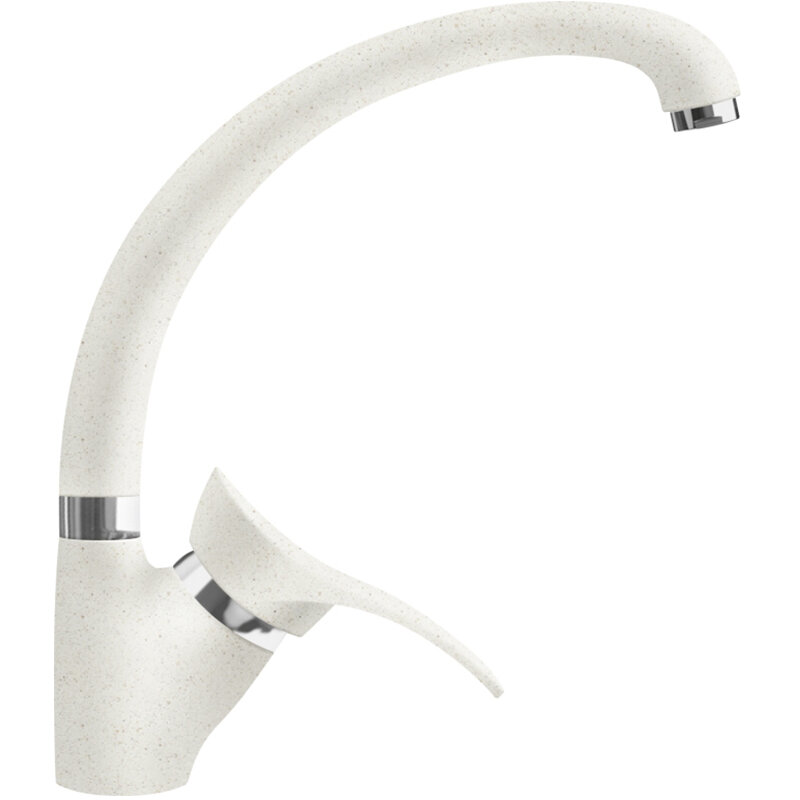 Изображение товара Смеситель для кухонной мойки Lava SG01 LAT белый высокий поворотный