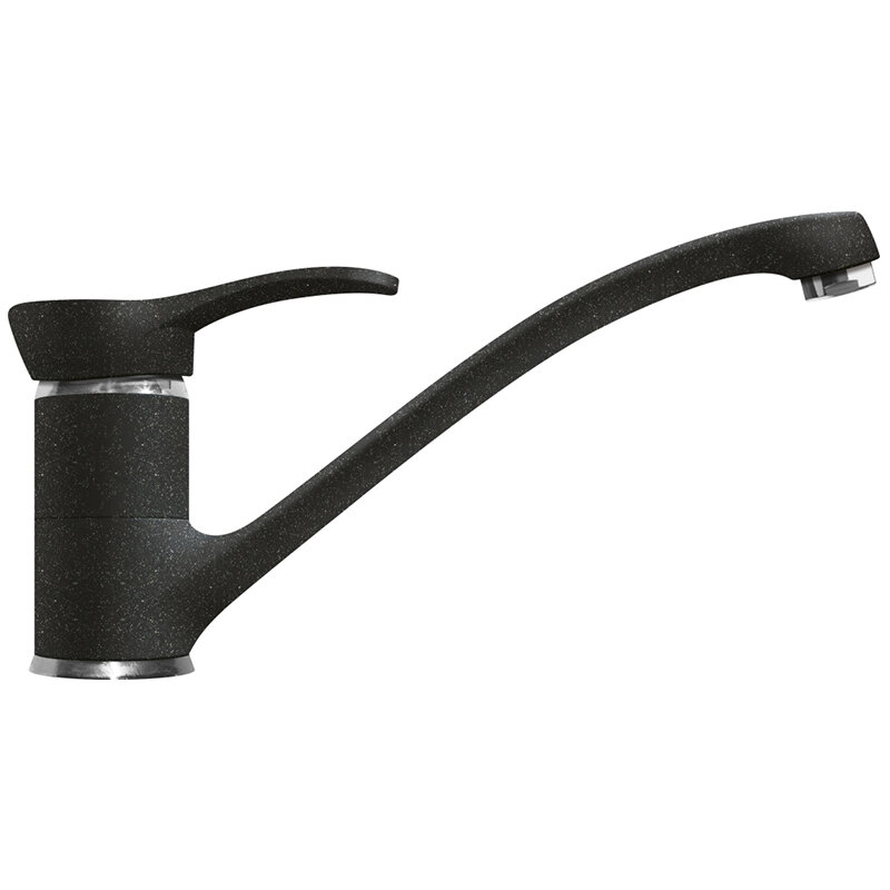 Изображение товара Смеситель для кухонной мойки Lava SG04 BAS черный BASALT латунь гранит однорычажный