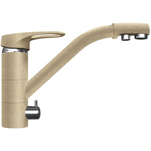 Изображение товара Смеситель для кухонной мойки Lava SG05 DUN, с подключением к фильтру, цвет DUNE светлый беж