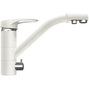 Изображение товара Смеситель для кухонной мойки Lava SG05 LAT, с подключением к фильтру, цвет LATTE белый