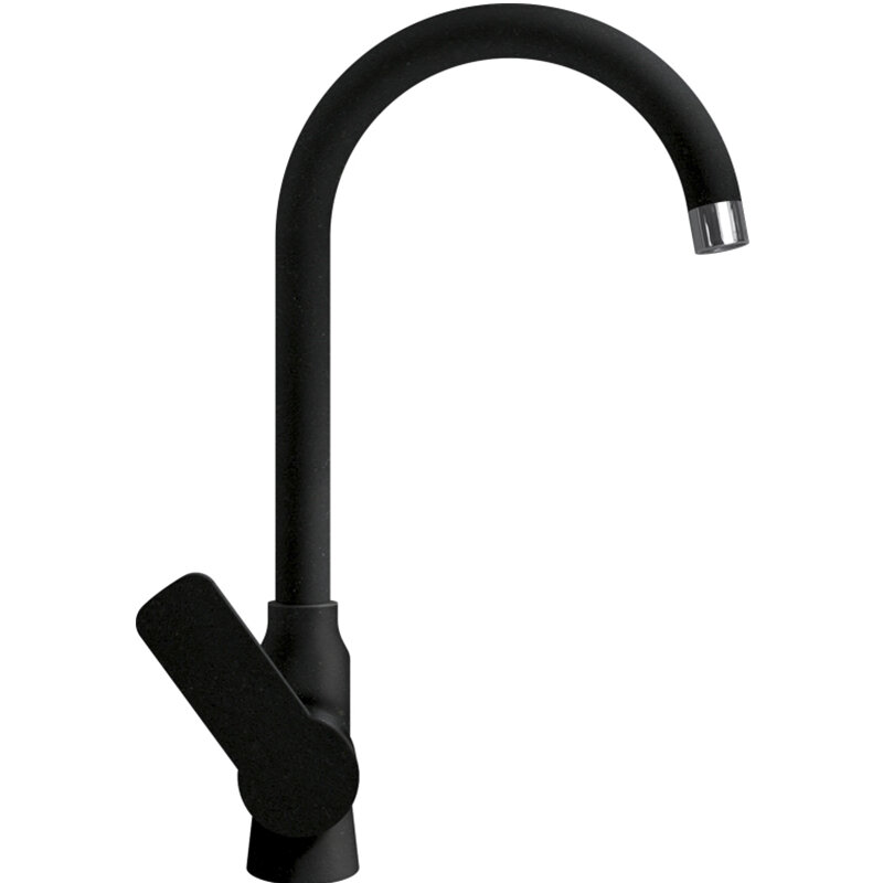 Изображение товара Смеситель для кухонной мойки Lava SG07 LAV черный металлик