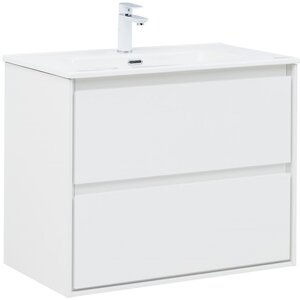 Изображение товара Тумба под раковину Aquanet Милан 336369, 80 см, цвет белый