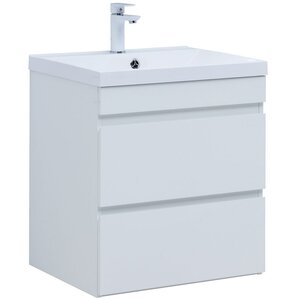 Изображение товара Тумба под раковину Aquanet Нота New 335417 60 см белая подвесная