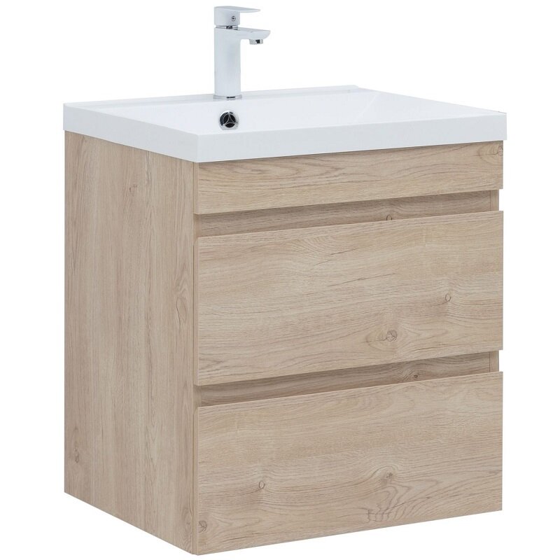 Изображение товара Тумба под раковину Aquanet Нота New 334197, 60 см, цвет дуб светлый