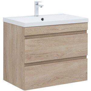 Изображение товара Тумба под раковину Aquanet Нота New 334198, 75 см, цвет дуб светлый