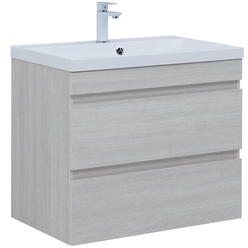 Изображение товара Тумба под раковину Aquanet Нота New 75 см, цвет дуб холден, подвесная