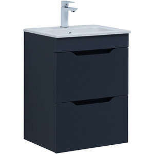 Изображение товара Тумба под раковину Aquanet Практика 330456, 50 см, 2 ящика, цвет маренго