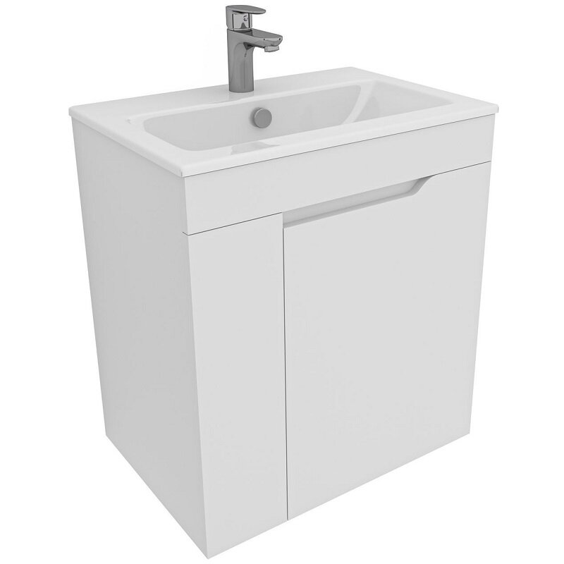 Изображение товара Тумба под раковину Aquanet Практика 330453, 60 см, цвет белый матовый