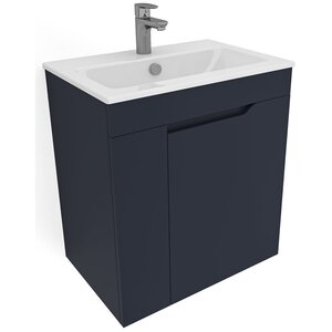 Изображение товара Тумба под раковину Aquanet Практика 330454, 60 см, цвет маренго