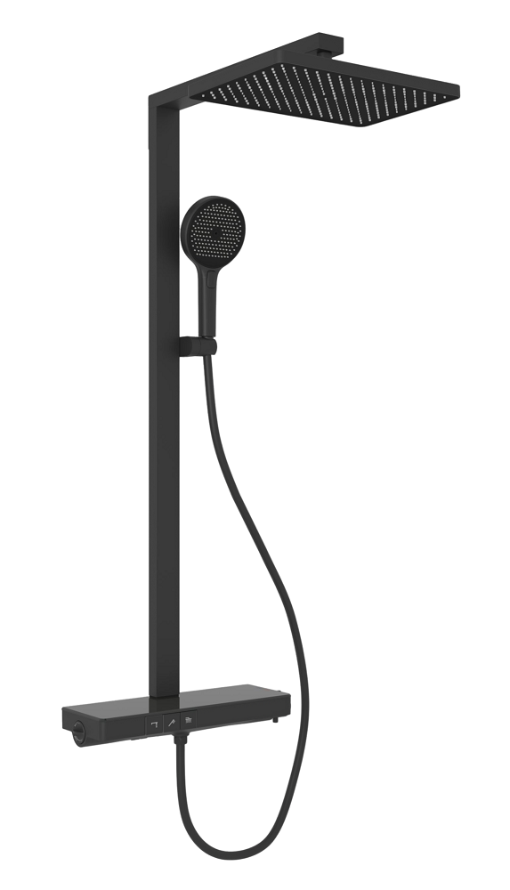 Изображение товара Душевая система Sancos Vos SC6100MB, термостатическая, черный матовый Изображение товара Душевая система Sancos Vos SC6100MB, термостатическая, черный матовый