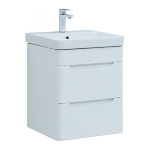Изображение товара Тумба под раковину Aquanet София 274171, 50 см, 2 ящика, подвесная, цвет белый