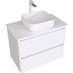 Изображение товара Тумба под раковину Aquanet Эмбер 80 см белый матовый подвесная напольная