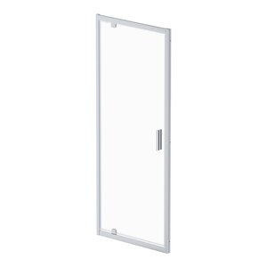 Изображение товара Душевая дверь в нишу Am.Pm Gem W90G-80-1P-MT, 80 см, распашная, стекло прозрачное, профиль хром матовый