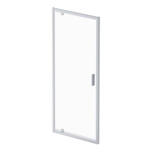 Изображение товара Душевая дверь в нишу Am.Pm Gem W90G-90-1P-MT, распашная, 90 см, стекло прозрачное, профиль хром