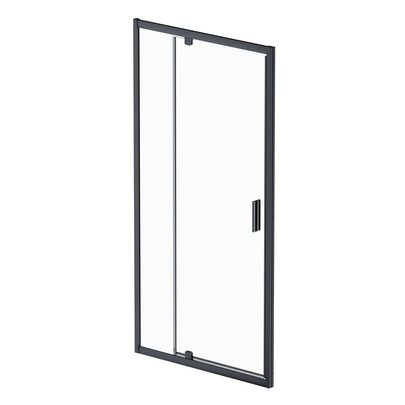 Изображение товара Душевая дверь Am.Pm Gem W90G-100-1P-BT стекло черный профиль 100 см