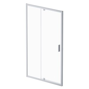 Изображение товара Душевая дверь в нишу Am.Pm Gem W90G-120-1P-MT 120 см стекло прозрачное хром матовый