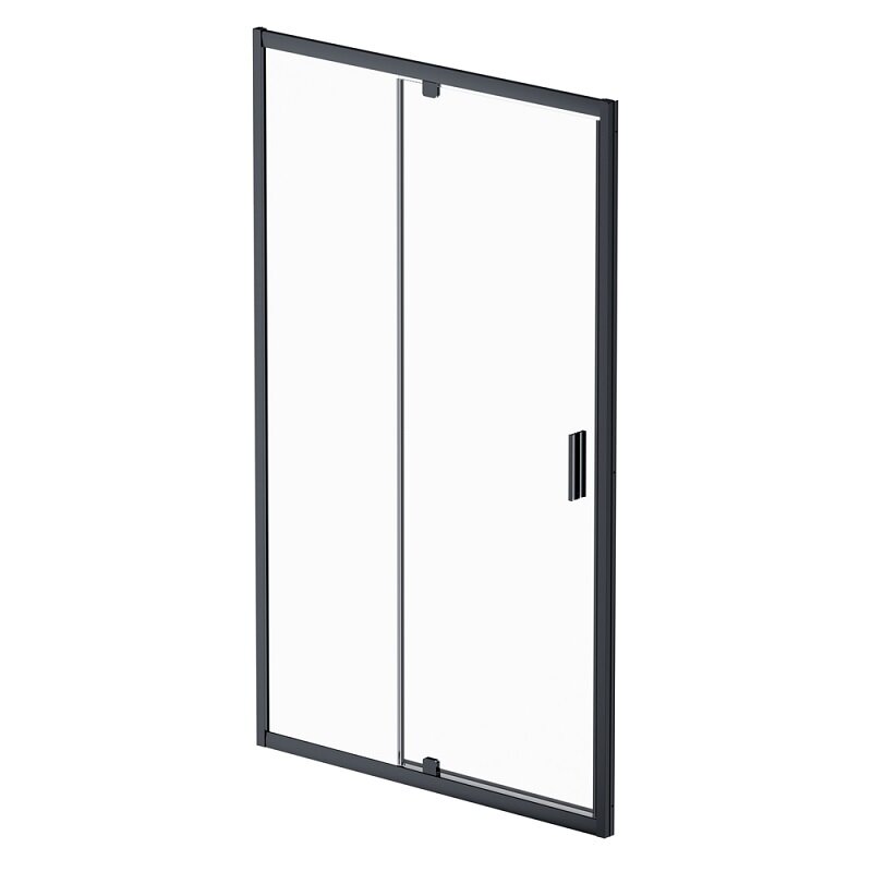 Изображение товара Душевая дверь Am.Pm Gem W90G-120-1P-BT распашная стекло черный матовый 120 см