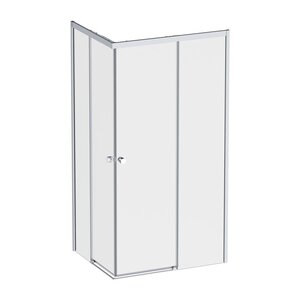Изображение товара Душевой уголок Am.Pm X-Joy W94G 100х80 см раздвижной без поддона стильное освежение ванной