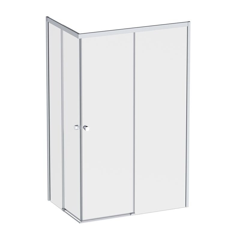 Изображение товара Душевой уголок Am.Pm X-Joy 120x80 см раздвижной с прозрачным стеклом и матовым профилем