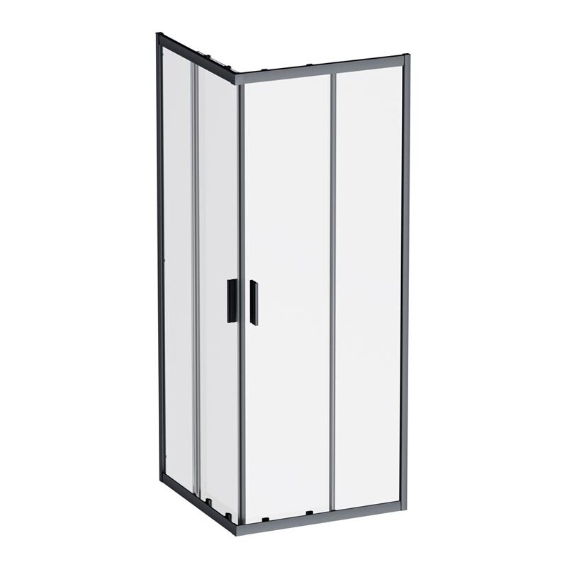 Изображение товара Душевой уголок Am.Pm Gem W90G-403-8080-BT, 80 x 80 см, стекло прозрачное, профиль черный матовый Изображение товара Душевой уголок Am.Pm Gem W90G-403-8080-BT, 80 x 80 см, стекло прозрачное, профиль черный матовый