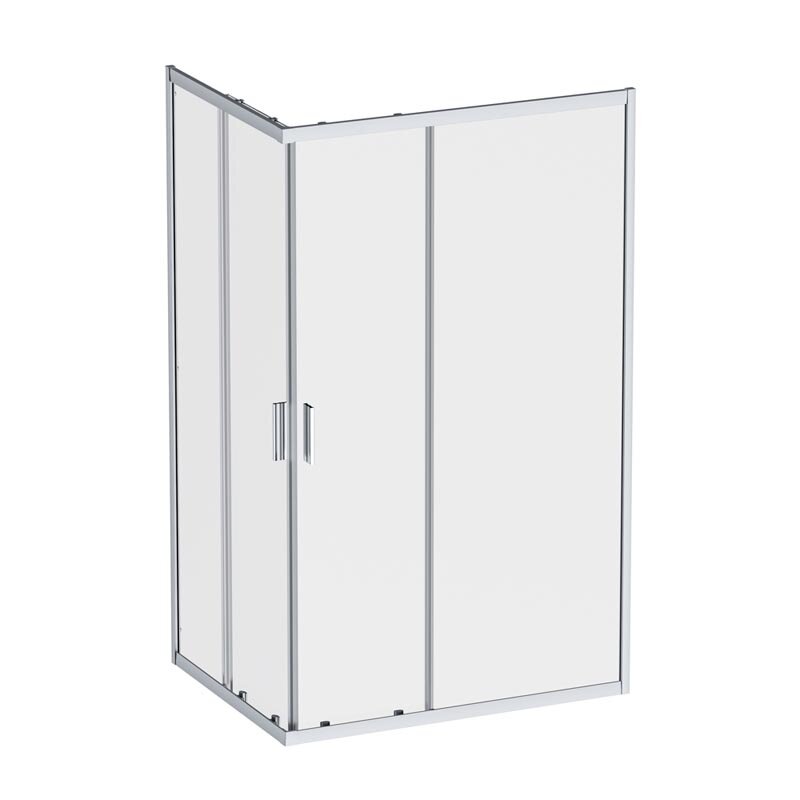 Изображение товара Душевой уголок Am.Pm Gem W90G-403-120290-MT 120x90 см прозрачное стекло хром матовый профиль