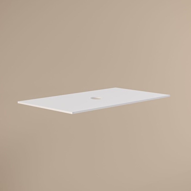 Изображение товара Столешница Allen Brau Activity 1.34023.K 90x46 см из искусственного камня белая