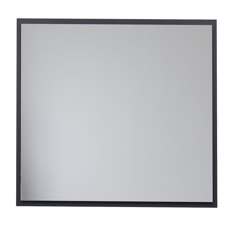 Изображение товара Зеркало Allen Brau Activity 1.340028.AM, 90 см, с LED-подсветкой, с сенсорным выключателем, антрацит матовый/черный браш