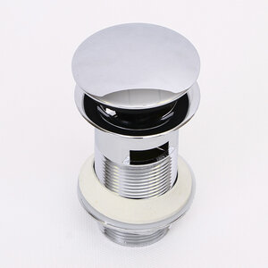 Изображение товара Донный клапан McAlpine CW60-CB, с переливом, автомат clik-clack, цвет хром